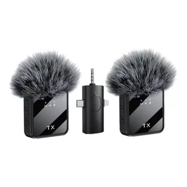MICRÓFONO TX PELUDO 3 EN 1 SET X2